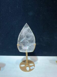Clear Quartz Teardrop Decorations