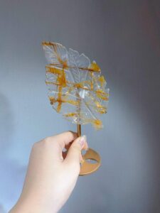 Crystal Leaf Decorations