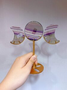 Crystal Triple Moon Decorations