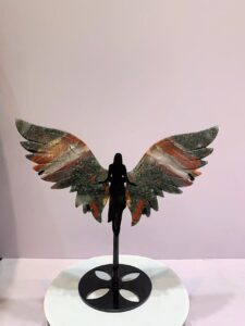 Large Crystal Archangel Wing Decorations
