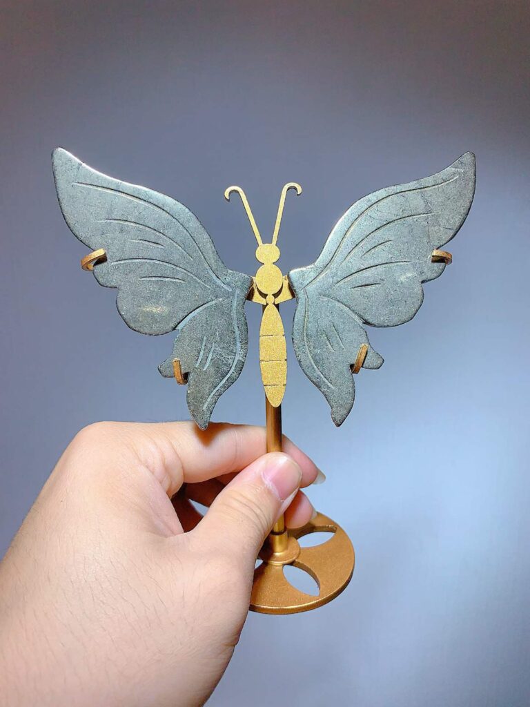 Small Crystal Butterfly Wing Decorations