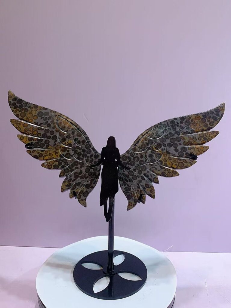 Large Crystal Archangel Wing Decorations