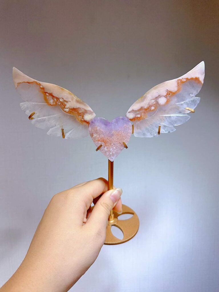 Crystal Heart Wing Decorations – Design 2