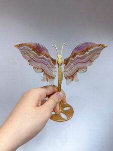 Small Crystal Butterfly Wing Decorations