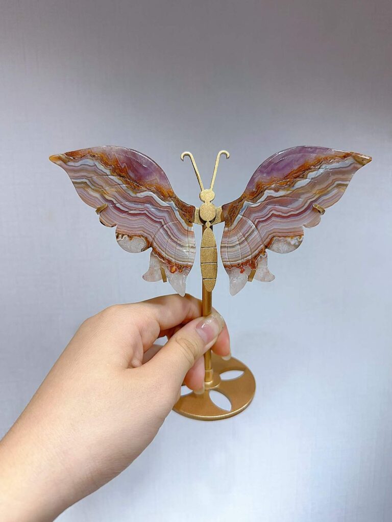 Small Crystal Butterfly Wing Decorations