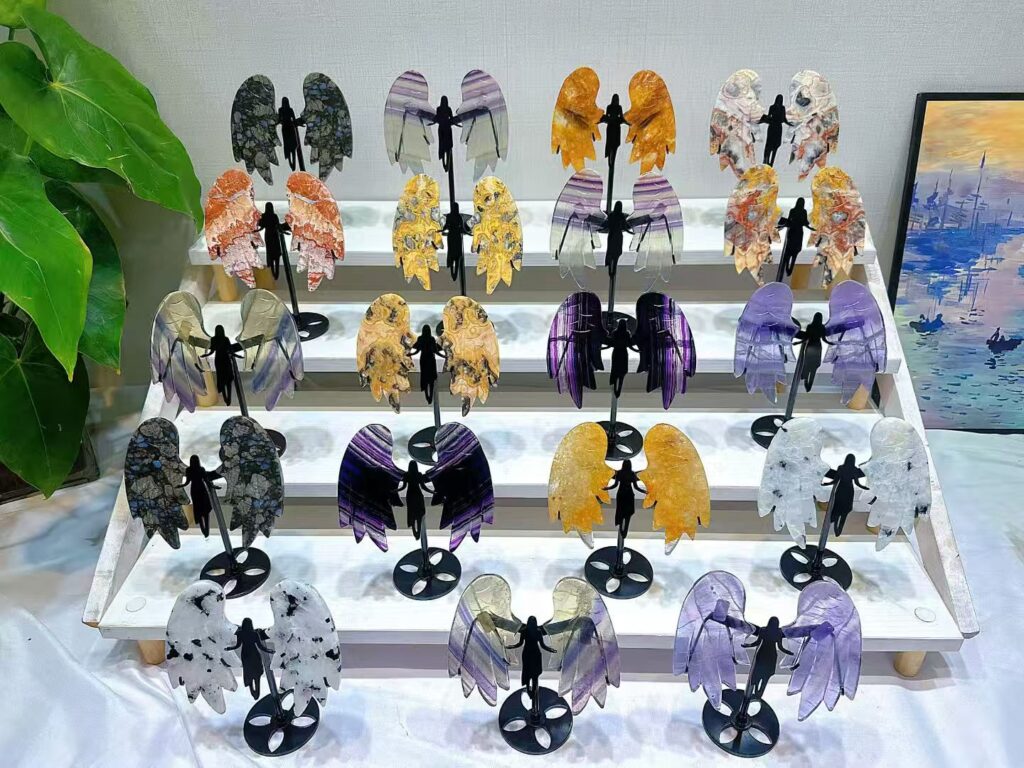 Crystal Fallen Angel Wing Decorations