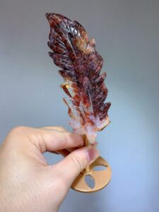Crystal Feather Decorations