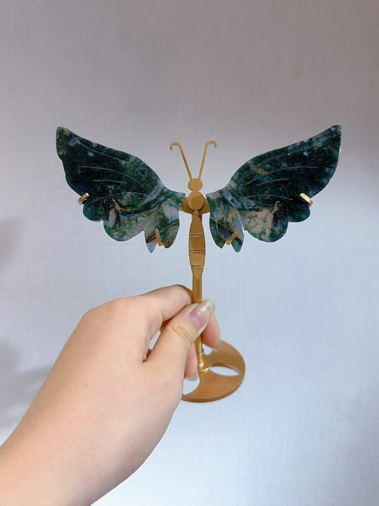 Small Crystal Butterfly Wing Decorations