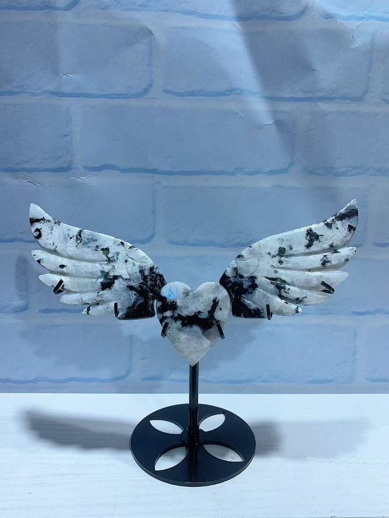 Crystal Heart Wing Decorations – Design 2