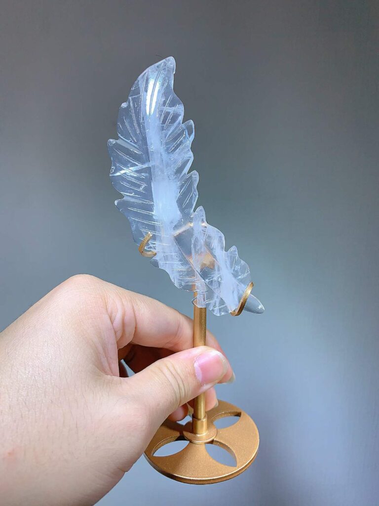 Crystal Feather Decorations