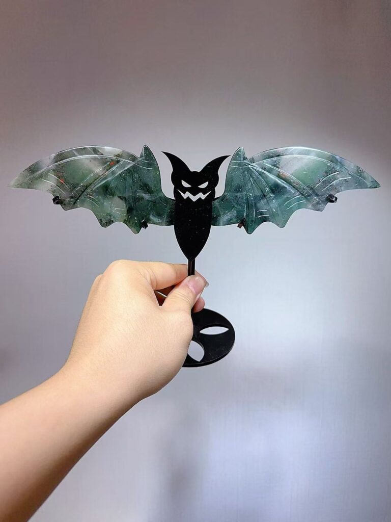 Small Crystal Bat Wing Decorations