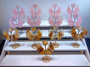 Crystal Heart Wing Decorations – Design 3