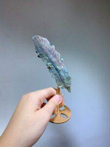 Crystal Feather Decorations
