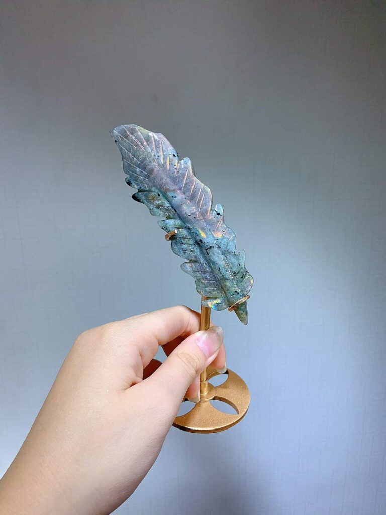 Crystal Feather Decorations