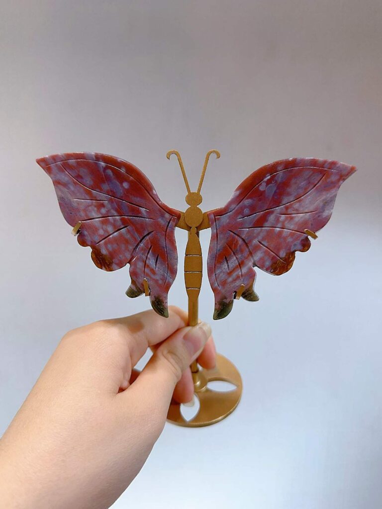 Small Crystal Butterfly Wing Decorations