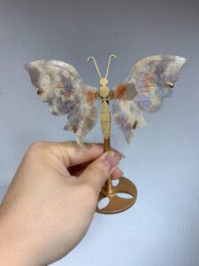Small Crystal Butterfly Wing Decorations