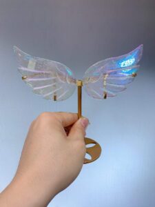 Crystal Angel Wing Decorations