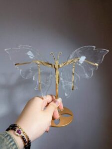 Small Crystal Butterfly Wing Decorations