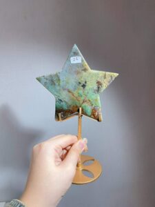 Crystal Five-Pointed Star Decorations – Design 1