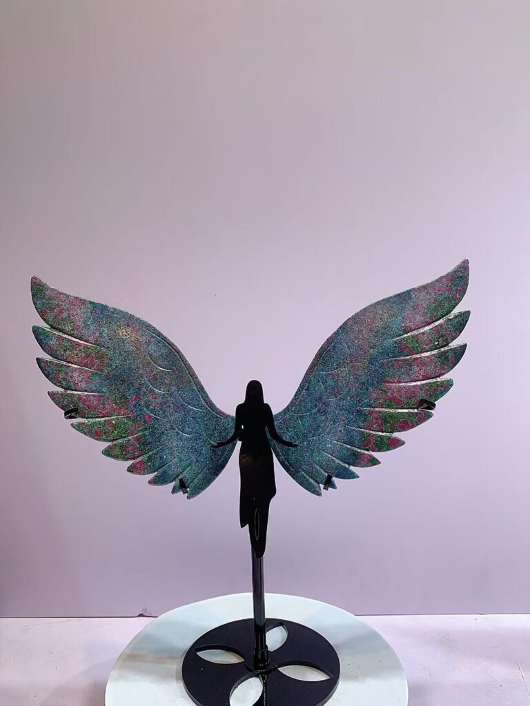 Large Crystal Archangel Wing Decorations