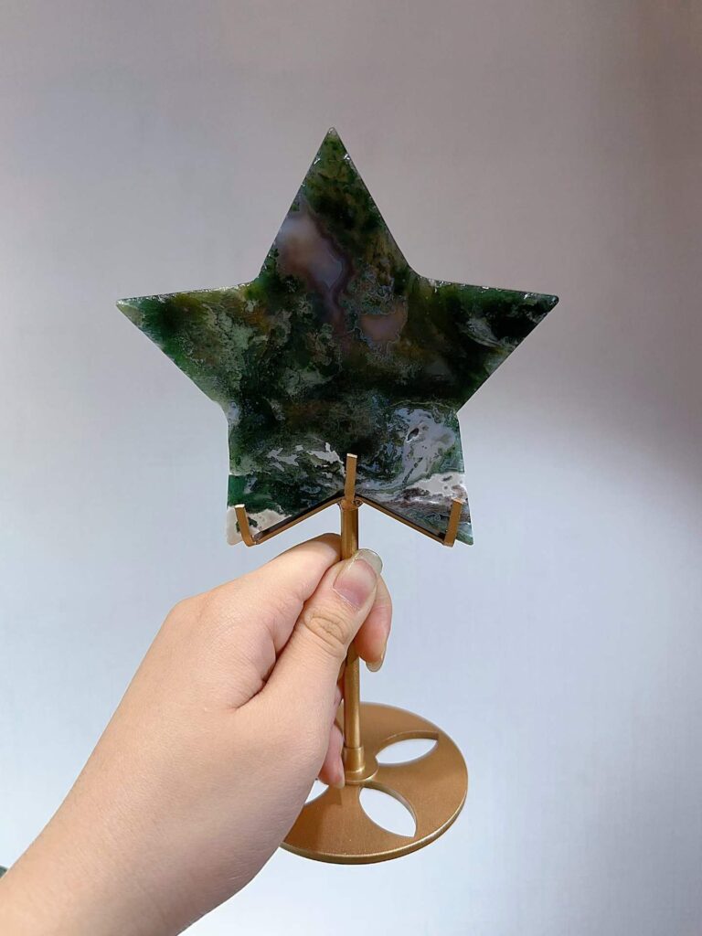 Crystal Five-Pointed Star Decorations – Design 1