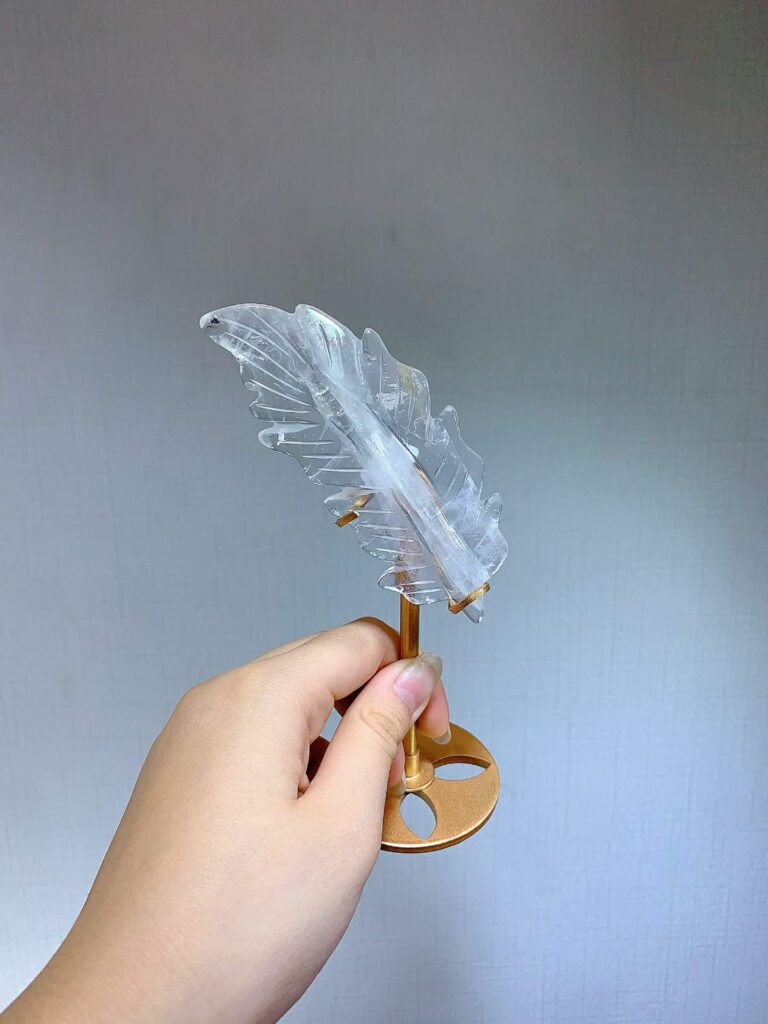 Crystal Feather Decorations