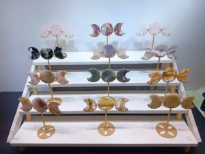 Crystal Triple Moon Decorations