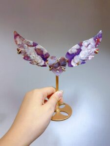 Crystal Heart Wing Decorations – Design 2