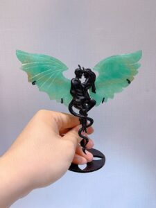 Small Crystal Devil Angel Wing Decorations