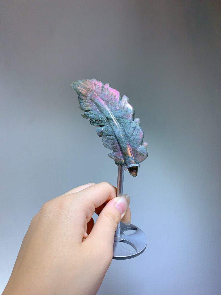 Crystal Feather Decorations