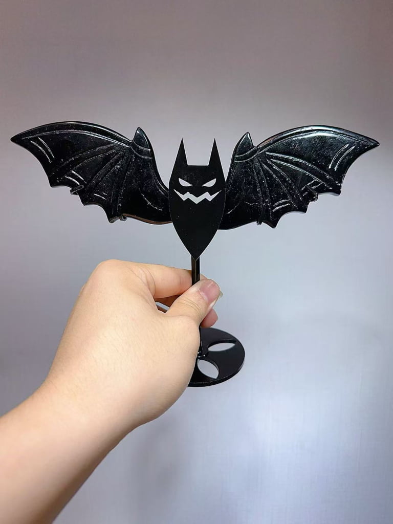 Small Crystal Bat Wing Decorations