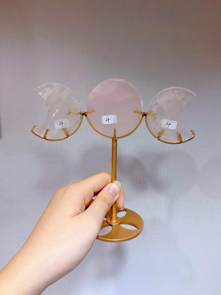 Crystal Triple Moon Decorations