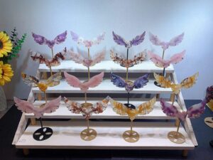 Crystal Heart Wing Decorations – Design 2