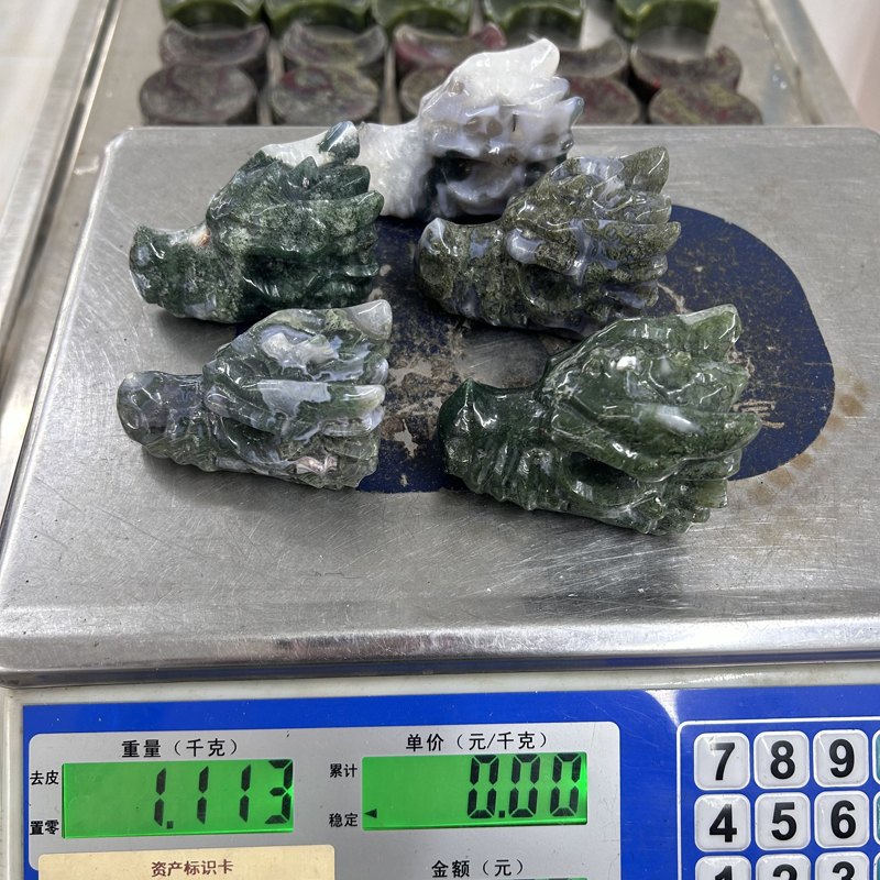 Aquatic Dragon Head Crystal Carving wholesale product photo 3