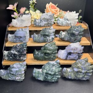 Aquatic Dragon Head Crystal Carving wholesale product photo 4