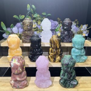 Baby Buddha Crystal Carving wholesale product photo 4