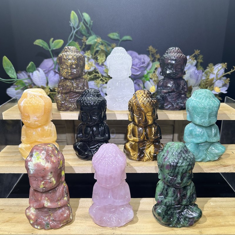 Baby Buddha Crystal Carving wholesale product photo 4