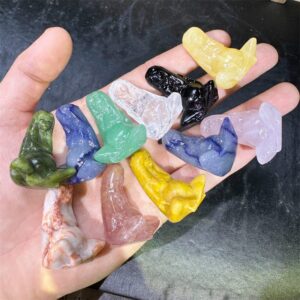 4cm Mixed Material Earth Mother Crystal Carving wholesale product photo 2