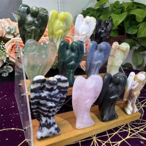 8cm Mixed Material Angel Crystal Carving wholesale product photo 2