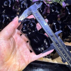8cm Obsidian Female Torso Crystal Carving wholesale product photo 1