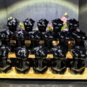 8cm Obsidian Female Torso Crystal Carving wholesale product photo 4