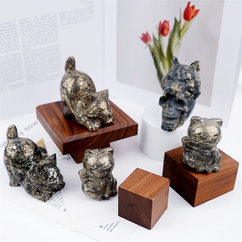 Chalcopyrite Cat Series Crystal Carving wholesale product photo 2