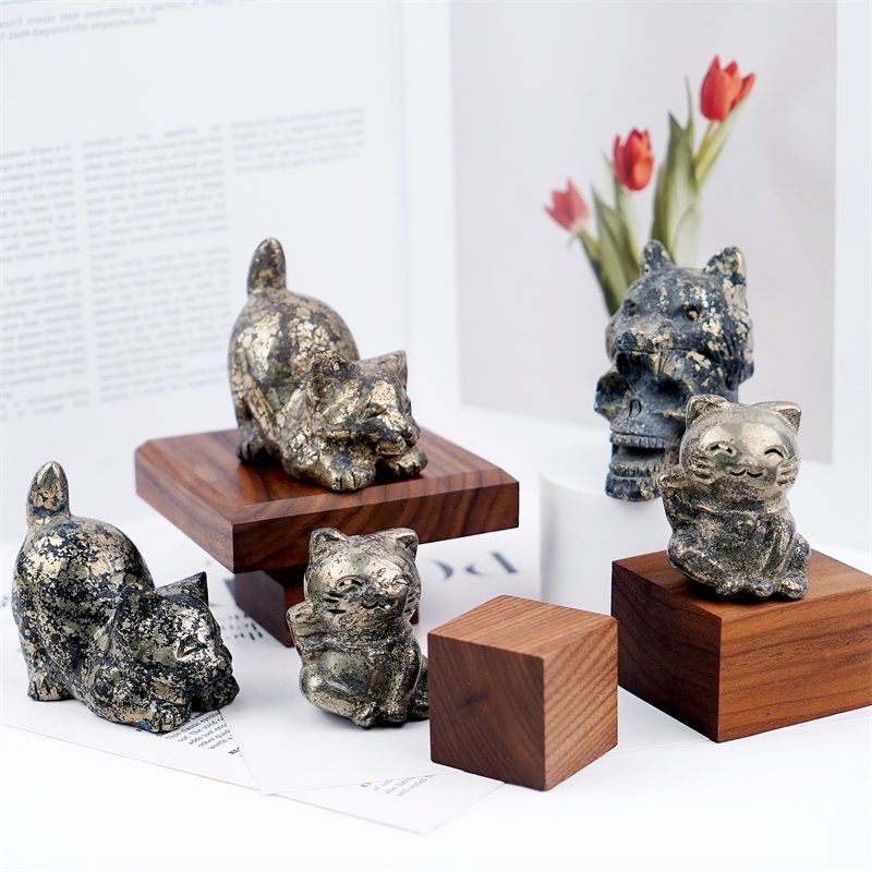 Chalcopyrite Cat Series Crystal Carving wholesale product photo 3
