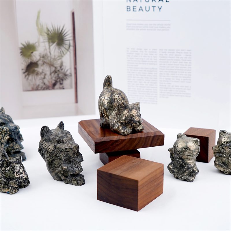 Chalcopyrite Cat Series Crystal Carving wholesale product photo 4