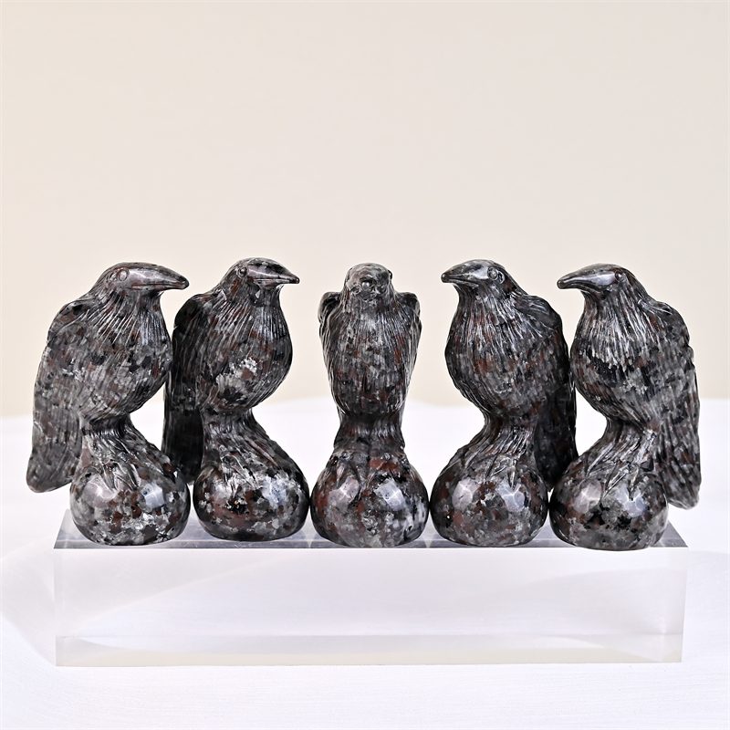 Fire Quartz Crow Crystal Carving wholesale product photo 4