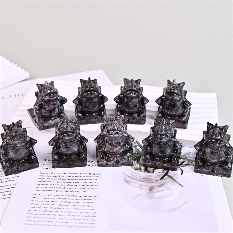 Fire Quartz Fantasy Monster Character Crystal Carving wholesale product photo 1