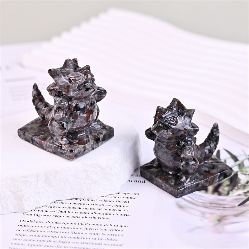 Fire Quartz Fantasy Monster Character Crystal Carving wholesale product photo 3