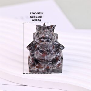 Fire Quartz Fantasy Monster Character Crystal Carving wholesale product photo 4
