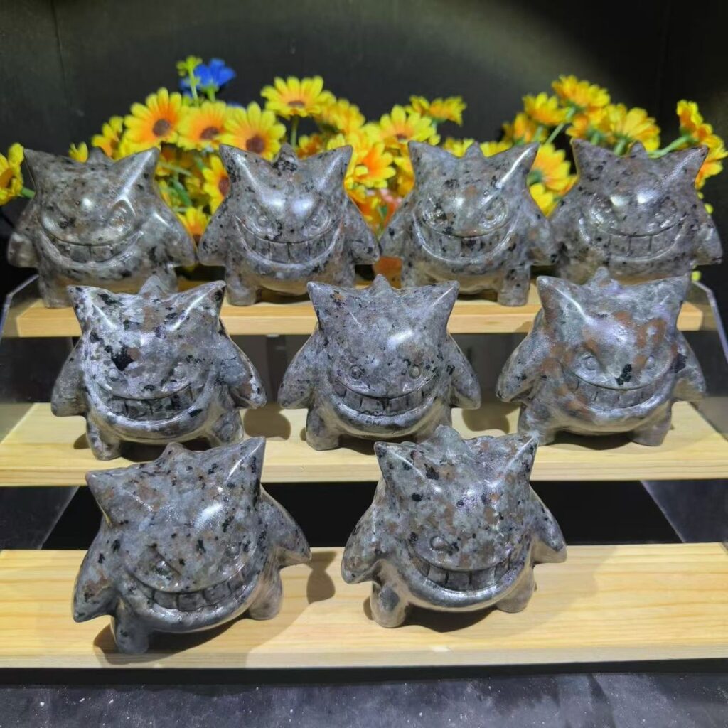 Fire Quartz Ghost Monster Crystal Carving wholesale product photo 3