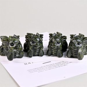 Green Jade Baby Dragon Crystal Carving wholesale product photo 1
